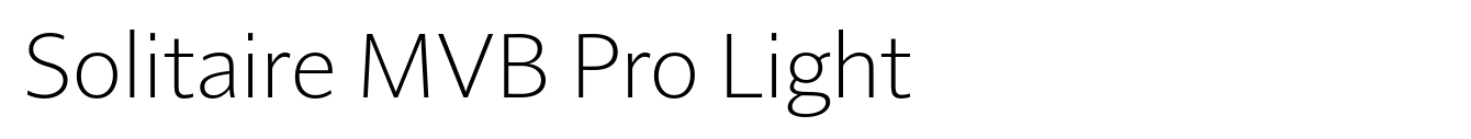 Solitaire MVB Pro Light image